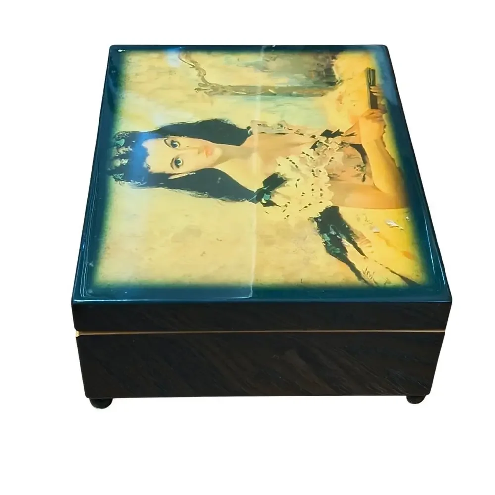 Vintage Jewelry Music Box Scarlett Gone With The Wind Numbered Limited Edition